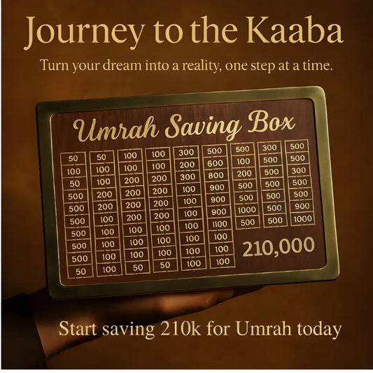 Umrah Saving Box 210K – Goal-Based Islamic Savings Planner