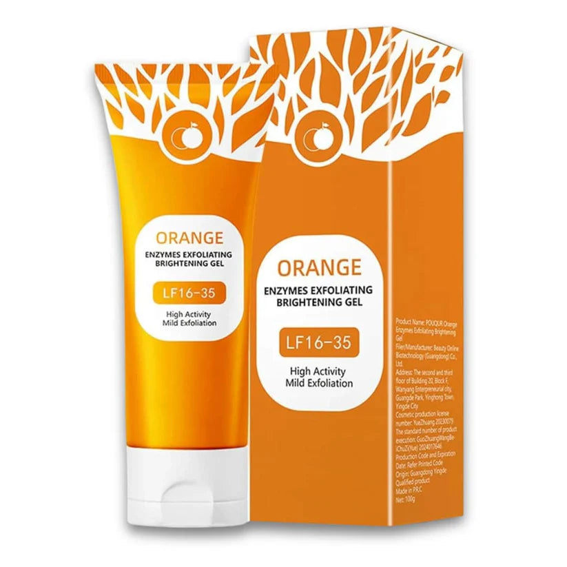 Orange Enzyme Exfoliating Gel – Removed Dead Skin Cells